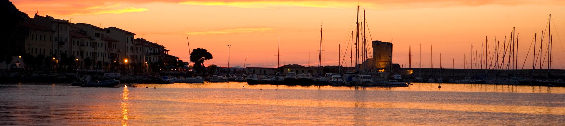 A sunset in Marciana Marina